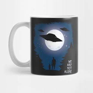 Alien Abduction - UFO We Are Not Alone Gift graphic Mug